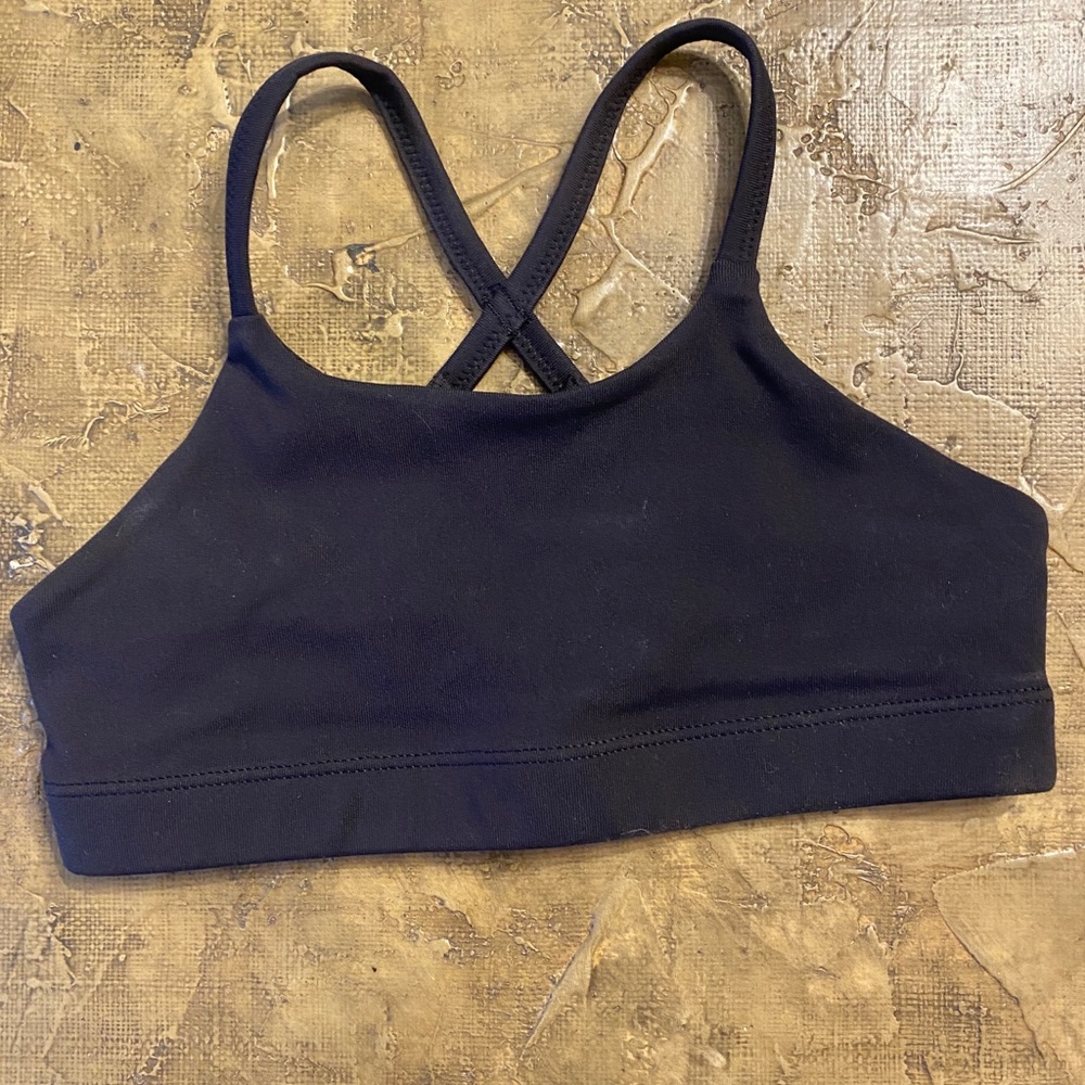 ATHLETA GIRLS BLACK SPORTS BRA